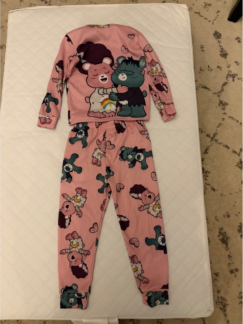 Care Bears x Universal Monsters Kids Pajama Set – Size 4